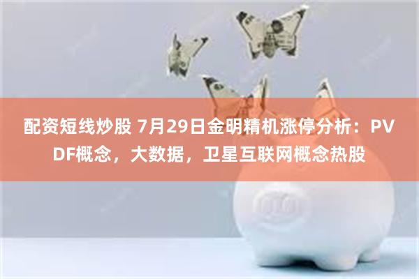 配资短线炒股 7月29日金明精机涨停分析：PVDF概念，大数据，卫星互联网概念热股